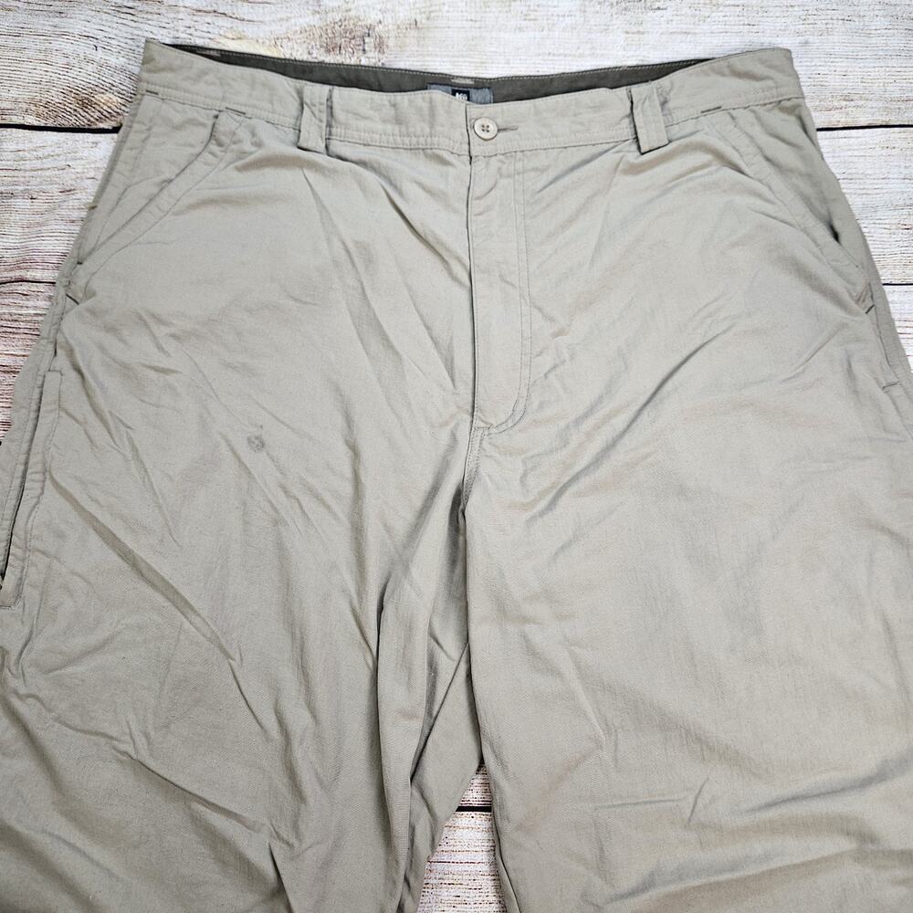 REI Mens Khaki UPF 50+Cargo Utility Pockets Outdoor Hiking Pants Size 38x30